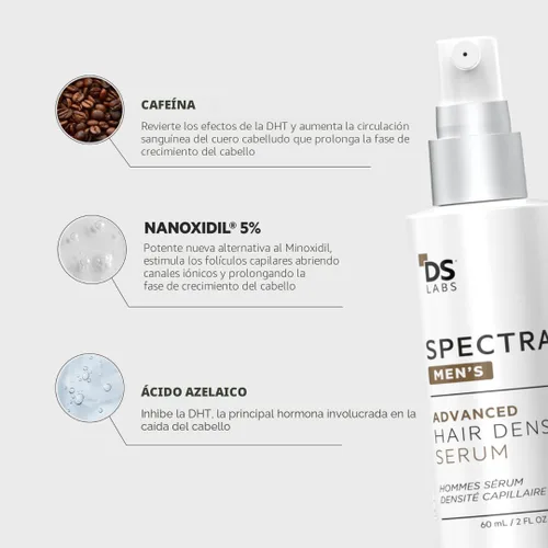 Miniatura 6 de DS Labs Spectral Suero de Densidad Capilar para Hombre (anteriormente Spectral.DNC-N), 60mL - Tratamiento Ligero de Uso Diario para un Cabello Más
