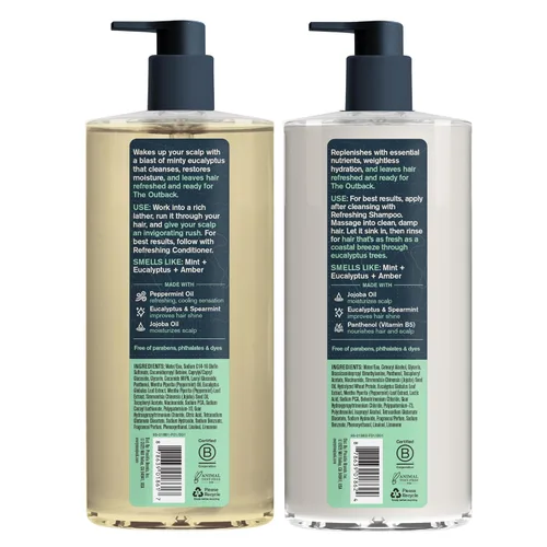 Miniatura 9 de Every Man Jack Set de champú y acondicionador para hombre, eucalipto australiano, sin sulfatos, fabricado con ingredientes refrescantes alimentados