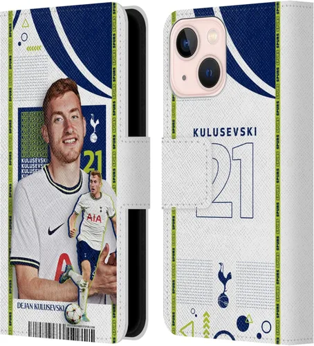 Miniatura 72 de Head Case Designs Officially Licensed Tottenham Hotspur F.C. Cristian Romero 2022/23 First Team Leather Wallet Case Compatible with Apple iPhone 11