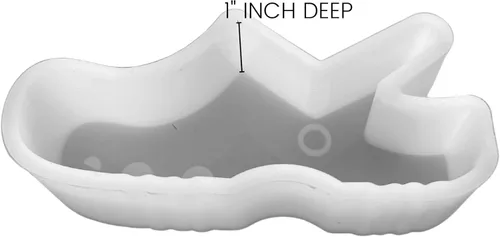 Miniatura 4 de Molde de silicona Freshie para zapatos pequeños Tamaño 4 pulgadas de ancho x 1.5 pulgadas de largo x 1 pulgada de profundidad Zapatos Molde