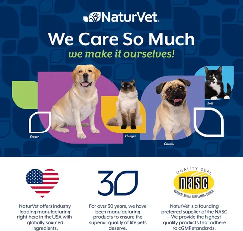 Miniatura 7 de NaturVet Suplemento Todo en Uno para Perros - para el Apoyo de las Articulaciones, Digestión, Cuidado de la Piel y el Pelaje – Multivitamínico