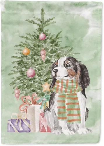 Miniatura 21 de Caroline's Treasures CK8213GF Bulldog Inglés #2 Regalos de Navidad y árbol de jardín Bandera de buzón Bandera decorativa para patio exterior, patio