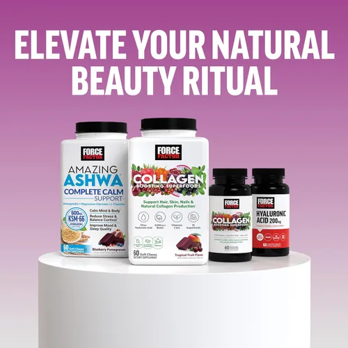 Miniatura 8 de Force Factor Multivitamínico acelerador del crecimiento del cabello para mujeres y hombres, con Lustriva, biotina, cola de caballo y vitaminas A