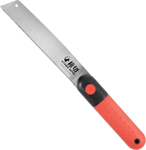 Miniatura 10 de GreatNeck 75003 - Sierra japonesa de doble filo, hoja de 9.5 pulgadas con corte fino de 23 TPI y corte de rasgadura de 9 TPI, ultrafina