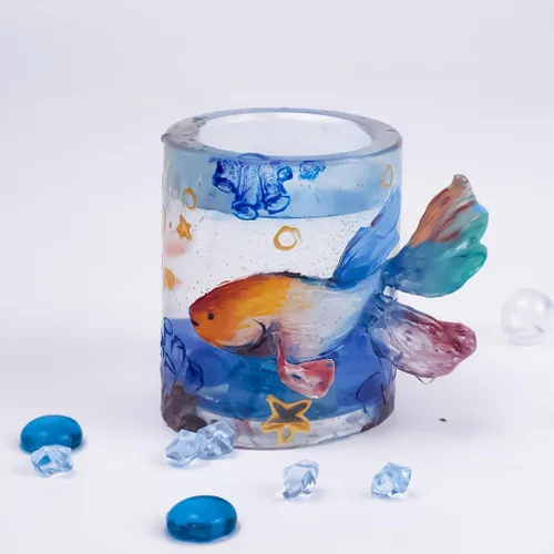 Miniatura 9 de Molde de silicona epoxi grande para moldeo de resina, cemento, yeso, chocolate, galletas, dulces, hielo, bricolaje, cilindro, 4.4 x 3 pulgadas
