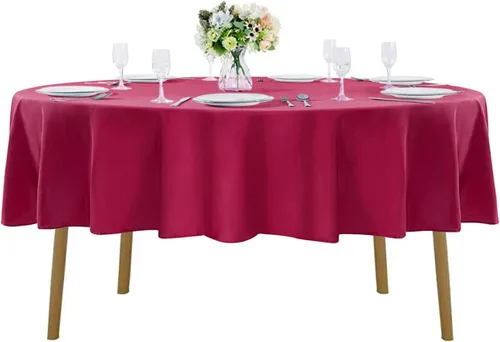 Miniatura 39 de Cupuamon - Mantel rectangular de 60 x 84 pulgadas, tela de poliéster lavable para decoración de bodas, fiestas, cenas y banquetes