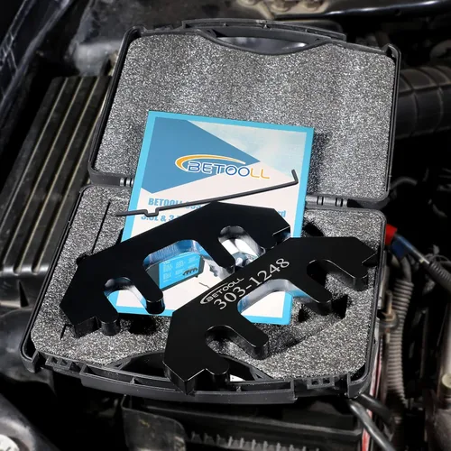 Miniatura 2 de BETOOLL Juego de herramientas de soporte de alineación de sincronización de árbol de levas compatible con Ford 303-1248 303-1530 3.5L y 3.7L 4V
