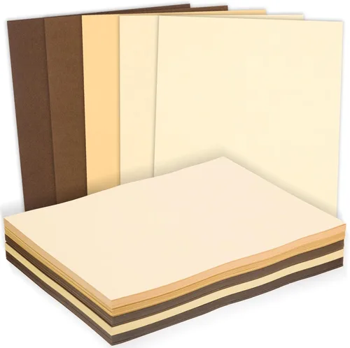 Miniatura 12 de MixTeach 240 hojas de papel de cartulina azul surtido 8.5 x 11" de grosor medio 180gsm/65lb papel kraft imprimible para álbumes de recortes
