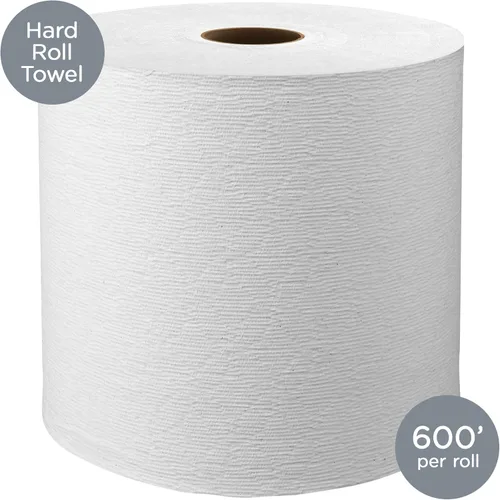 Miniatura 3 de Kleenex Professional Toallas universales de papel duro, a granel (11090), núcleo duro de 1.5 pies, bolsillos de absorción premium, blanco