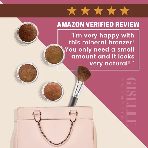 Miniatura 4 de Private Dancer Bronzer Powder - Maquillaje facial y polvo facial de tamaño de viaje - mate, horneado, orgánico, natural, mineral, polvo suelto