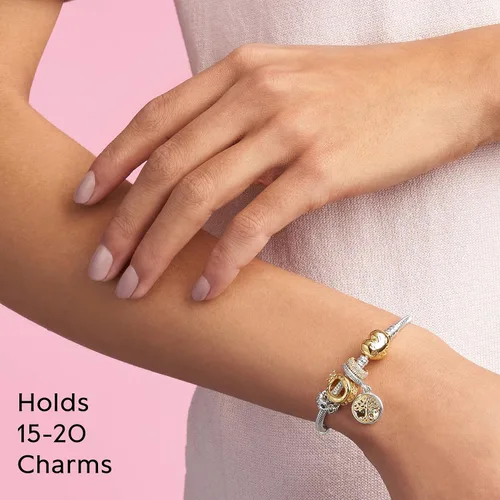 Miniatura 6 de PANDORA Jewelry Moments Heart Clasp Snake Chain Charm Bracelet
