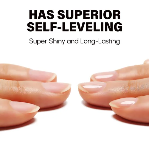 Miniatura 4 de AIMEILI Soak Off U V LED Hema Free Cruelty Free Vegan Gel Nail Polish – Capa base, capa superior mate y capa superior no limpia, juego de 0.3 fl oz