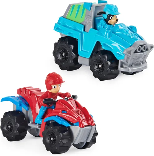 Miniatura 5 de Paw Patrol, True Metal Dino Rescue - Paquete de 8 vehículos coleccionables fundidos a presión, escala 1:55 Paquete de 8 regalos de rescate
