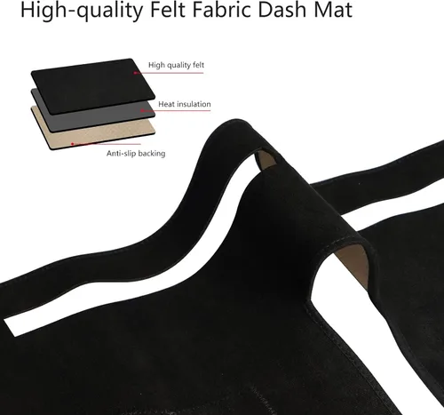Miniatura 3 de Protector de alfombra para salpicadero, consola central interior personalizada compatible con Nissan Frontier 2007-2019, Suzuki Equator 2009-2012