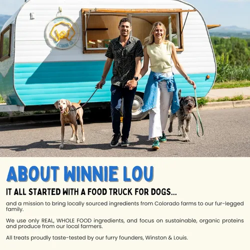 Miniatura 5 de Winnie Lou Bison Liver Bites - Golosinas para perros, ingredientes limitados, grado humano, golosinas de entrenamiento para perros pequeños