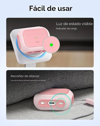 Miniatura 9 de ESR Funda para AirPods Pro 3, Compatible con Funda de AirPods Pro de 3ª Generación (2025), Compatible con MagSafe, Cubierta de Protección Completa