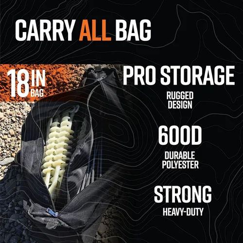 Miniatura 2 de GROUNDGRABBA Carry All Bag ll Bolsa de 18 pulgadas diseñada para estacas y accesorios de tienda de campaña