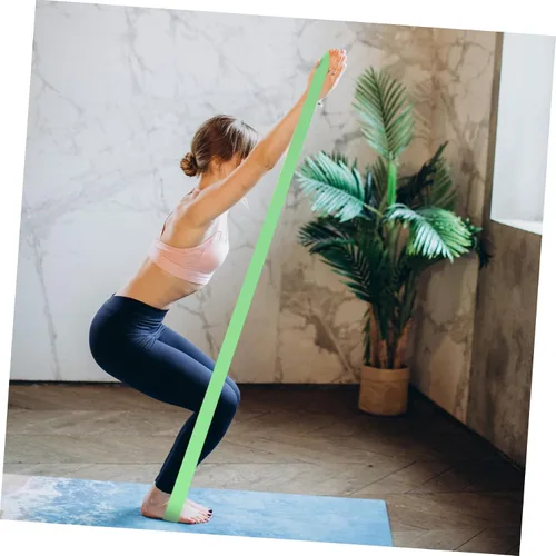 Miniatura 2 de KOMBIUDA 3Pcs Yoga Stretch Strap Resistance Bands for Full-Body Exercise TPE Elastic Bands for Strength Training Shoulder Back Leg Workout Portable