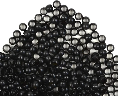 Miniatura 5 de Extensiones de cabello con microeslabones de 0.118 pulgadas, cuentas de micro anillos de cobre, nano cuentas para extensiones de cabello