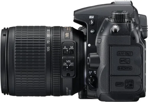Miniatura 4 de Nikon Cámara réflex digital de 16,2 megapíxeles con lente de 18-105 mm (color negro), D7000