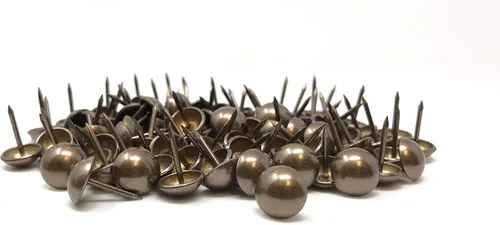Miniatura 11 de DMSE – Tamaño mayorista 7/16" diámetro (0.433 in) hardware tapicería muebles decorativos Pulgar tachuelas clavos clavos 1000