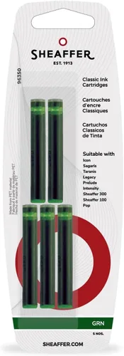 Miniatura 4 de Sheaffer Skrip (96320) - Cartuchos de tinta, color azul, paquete de 5 unidades Paquete de 1 Rojo