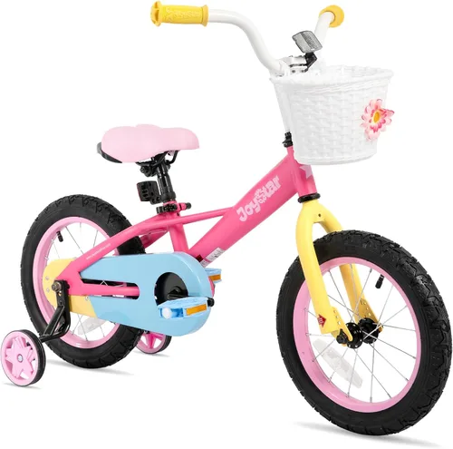 Miniatura 11 de JOYSTAR 12 14 16 18 Inch Kids Bike for 2-9 Years Girls, Toddler Girls Bike with Training Wheels, Rainbow Bikes, Children Bicycle, Macaroon