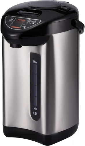 Miniatura 10 de VEVOR Dispensador de agua caliente, caldera y calentador de agua ajustable de 4 temperaturas, calentador de agua de encimera de acero inoxidable