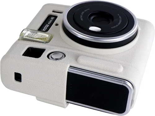 Miniatura 3 de Rieibi Mini 40 - Funda protectora de silicona para cámara instantánea Fuji Instax Mini 40 - Funda ligera de goma suave para Fujifilm 40 - Blanco