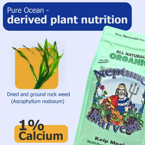 Miniatura 3 de Neptune's Harvest Alimento orgánico para plantas de algas marinas (1-0-2) – Bolsa resellable de 4 libras – Fertilizante multiusos de algas marinas