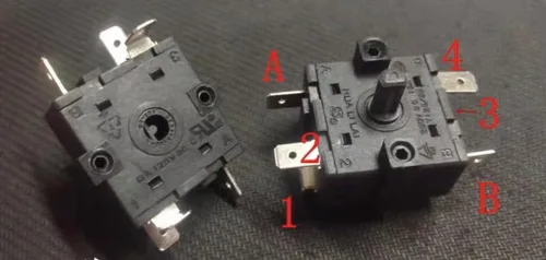 Miniatura 4 de 1pc FZ31-9 6 pines 6 posiciones se adapta a Galanz función selección interruptor giratorio