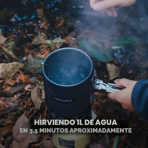 Miniatura 6 de Estufa portátil Fire-Maple Star X2 Pro para mochileros y campamentos - Herramienta de cocina de campamento rápida, compacta y eficiente para Negro
