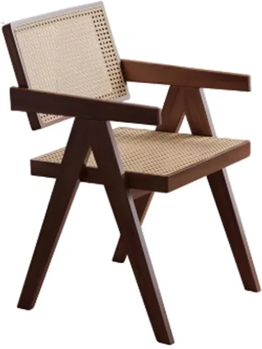 Miniatura 11 de Armless Side Chairs Single Leisure Chair Set, Upholstered Boucle Dining Chairs, Vanity Chair with Curved Backrest and Solid Wood Legs, for Kitchen