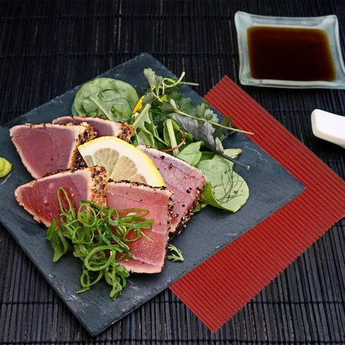 Miniatura 6 de 2 alfombrillas de silicona para sushi, tapete de silicona antiadherente, rodillo de sushi de sílice duradero, reutilizable y fácil de limpiar