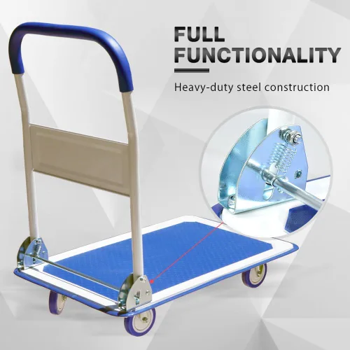 Miniatura 8 de Carro de plataforma Wellmax Azul