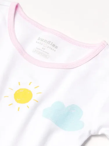 Miniatura 3 de The Children's Place Pijama de algodón de 4 piezas para bebés y niñas pequeñas