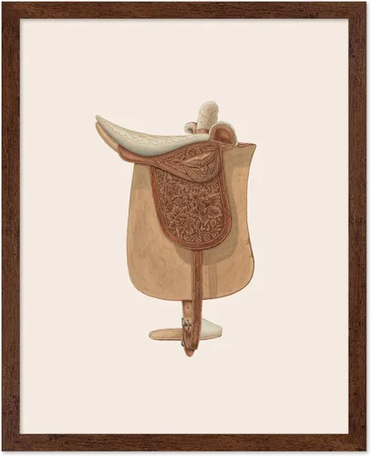 Miniatura 15 de Poster Master Póster vintage de cuero para silla de montar, estampado retro de vaquero, arte de silla de montar, diseño occidental, impresión