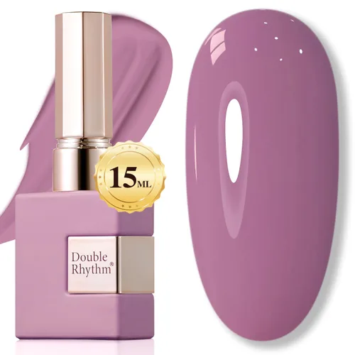 Miniatura 66 de Double Rhythm 15ml de esmalte de uñas en gel, color puro, mismo color, misma botella, esmalte de uñas de remoción para arte de manicura en salón
