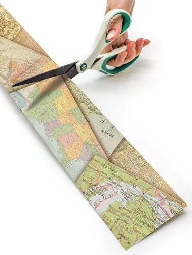 Miniatura 4 de Teacher Created Resources Travel the Map - Borde enrollado recto – 50 pies – Decora tablones de anuncios, paredes, escritorios, ventanas, puertas