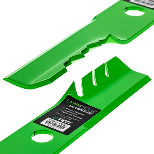 Miniatura 4 de 8TEN LawnRazor - Juego de cuchillas para Exmark Lazer Z Serie S Turf Tracer de 48 pulgadas 103-6396 (talada), paquete de 3