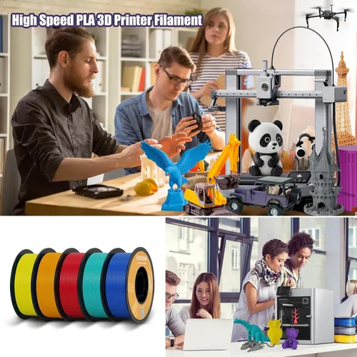 Miniatura 9 de Kingroon - Filamento de impresora 3D de ácido poliláctico de alta velocidad 1.75mm, filamento rápido para impresora 3D para impresión hiper rápida