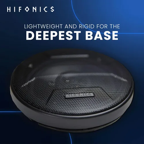 Miniatura 4 de Hifonics ZS65CXS Zeus - Altavoces coaxiales para automóvil (negro, par) - Altavoces coaxiales de montaje poco profundo de 6.5 pulgadas, 300 vatios