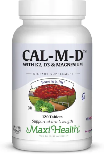 Calcio 4 en 1 1000 mg con vitamina D3 - Suplemento de calcio para mujeres y hombres con vitamina K2 D3 1000 UI - Citrato de calcio extra fuerte para