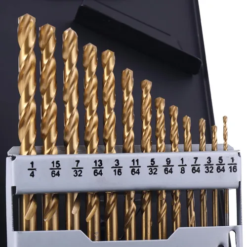 Miniatura 9 de Juego de brocas de cobalto de 5/16 pulgadas (10 piezas), brocas M35 totalmente rectificadas con 5% de cobalto para metales endurecidos, acero
