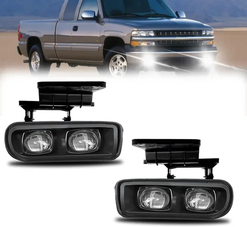 Miniatura 34 de Luces antiniebla compatibles con Chevy Silverado 1500 2500/2001 2002 Silverado 1500HD 2500HD 2500HD 3500/2000-2006 Tahoe Suburban 1500 2500