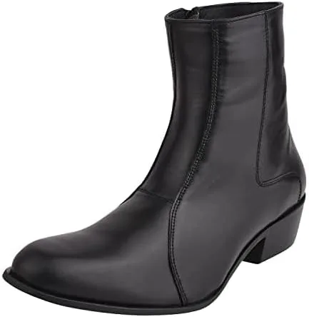 Miniatura 2 de LIBERTYZENO Botas de vestir retro para hombre con estampado de serpiente y tobillo alto para adultos, para graduación, graduación