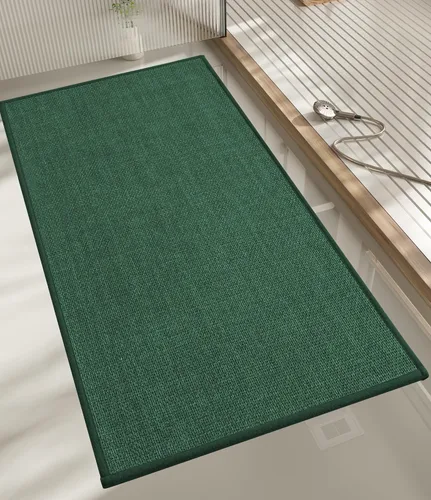 Miniatura 64 de chakme Alfombras de Baño 24x17, Alfombra de Baño Ultra Delgada Antideslizante Pequeña de Secado Rápido Absorbente para Piso de Baño