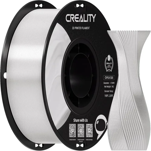 Miniatura 37 de Creality Filamento de madera PLA de 4.4 lbs, filamento de impresora 3D de 0.069 in, textura seda suave, dureza, filamento de impresión de carrete