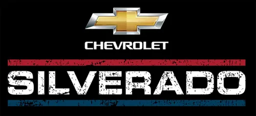 Miniatura 2 de JH DESIGN GROUP Camiseta para hombre Chevy Silverado con logotipo rojo, blanco y azul envejecido