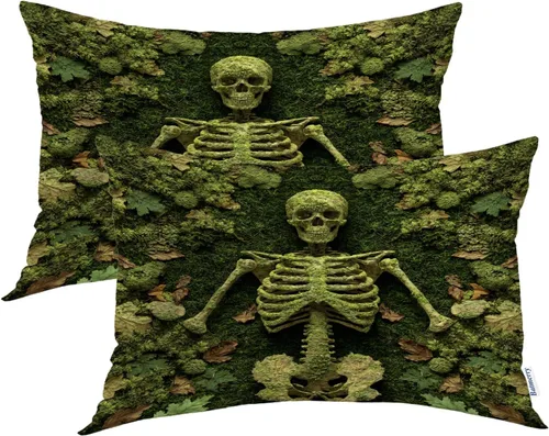 Miniatura 44 de Batmerry Flowers with Stems Throw Pillow Covers, Beautiful Floral Decorative Pillow Covers Digital Printing Blended for Couch Sofa Bed Invisible